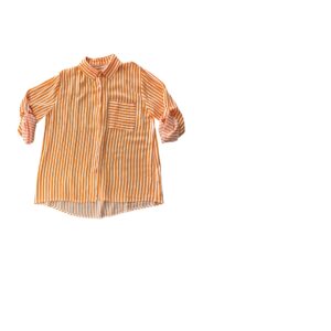Camicia Righe Summer Arancione 17€</br> <b>DISPONIBILE IN STORE!</b>