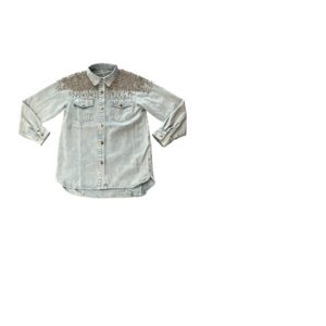 Giacchetto/Camicia Buble Strass Blu Jeans 58€</br> <b>DISPONIBILE IN STORE!</b>