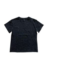 T-Shirt Strass Nera