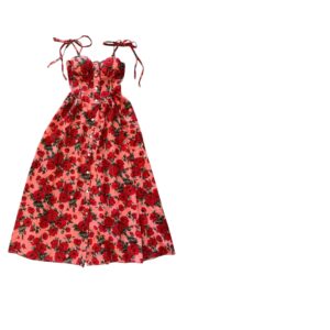 Vestito Fleur Rosso