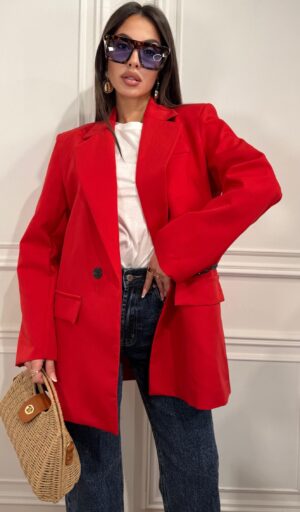 Blazer Lady Rosso
