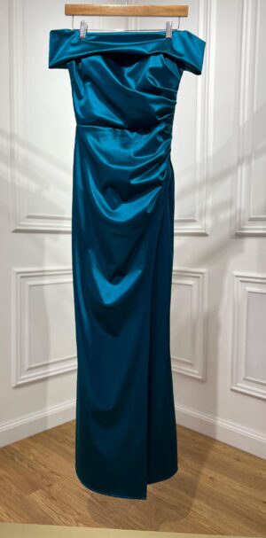 Vestito Amelia Verde Petrolio