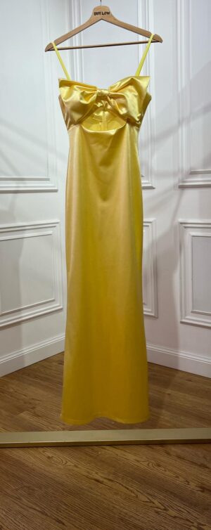 Vestito Fiocco Giallo
