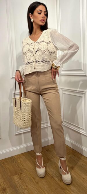 Pantalone New Office Beige 24€</br> <b>DISPONIBILE IN STORE!</b>