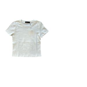 Maglia Basic Crop Bianca