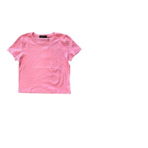 Maglia Basic Crop Rosa