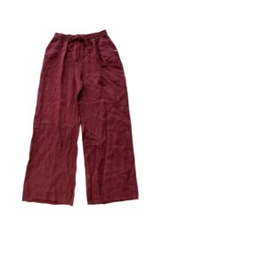 Pantalone Lino Bordeaux