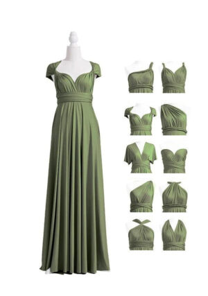 Vestito Infinity Verde Oliva