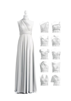Vestito Infinity Grigio Chiaro