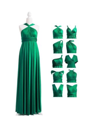 Vestito Infinity Verde Smeraldo