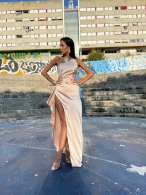 🏛️Vestito Serpentone Beige🏛️