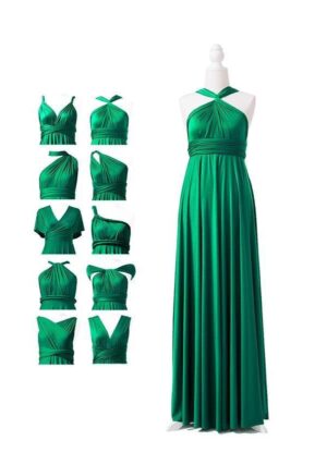 Vestito Infinity Verde Smeraldo