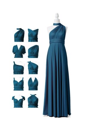 Vestito Infinity Verde Petrolio