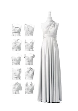 Vestito Infinity Grigio Chiaro
