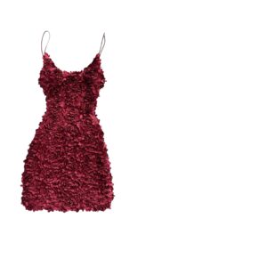 Vestito Fleur Bordeaux
