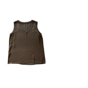 Canotta Satin Marrone