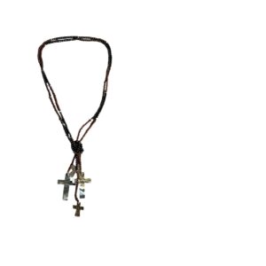 Collana Croce Black