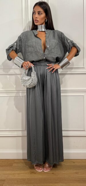 Pantalone New Satin Grigio 18€</br> <b>DISPONIBILE IN STORE!</b>
