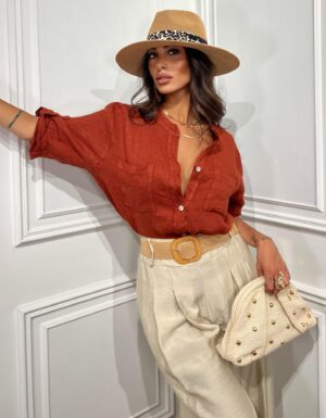 Camicia Line Ruggine 24€</br> <b>DISPONIBILE IN STORE!</b>