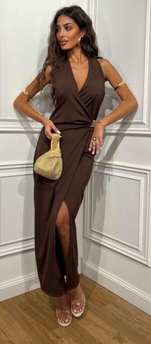 Vestito Libia Marrone