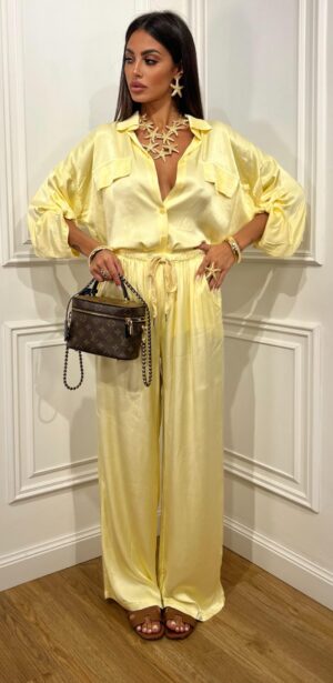 Pantalone Basic Satin Giallo