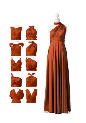 Vestito Infinity Ruggine