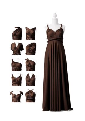 Vestito Infinity Marrone